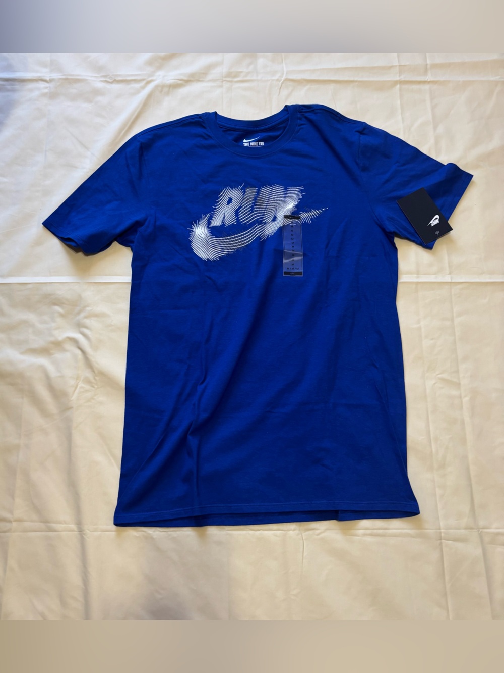 Nike Men’s Blue Short Sleeve Graphic Logo Tee